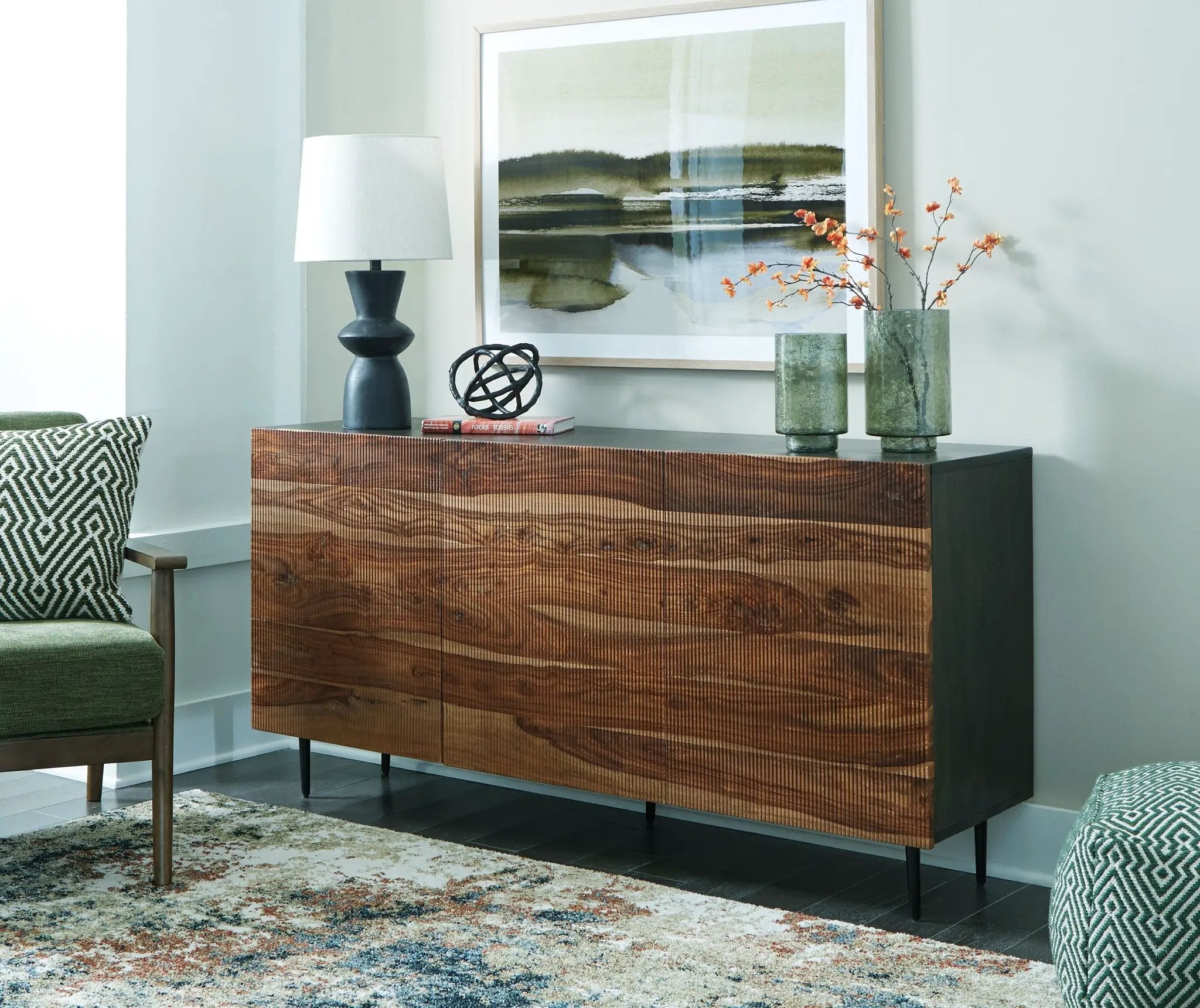 Darrey - Accent Cabinet - Natural / Brown by Unique Piece Furniture