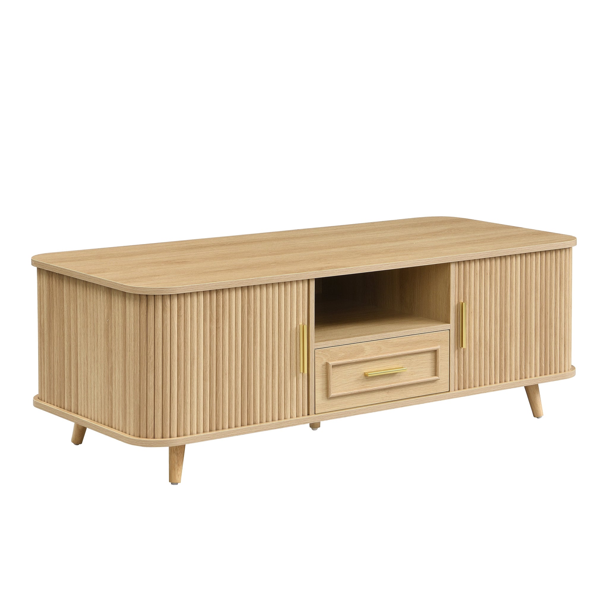 Mid-Century Modern Coffee Table with Storage by HouseOfZazla