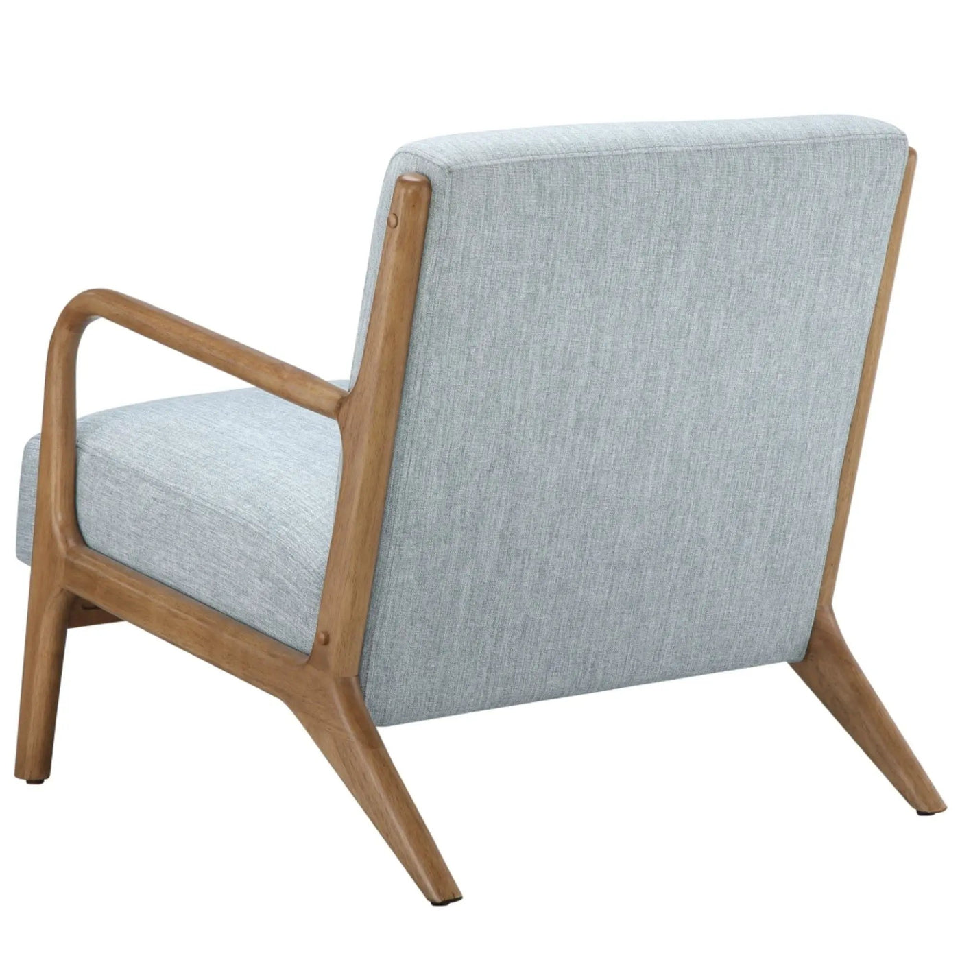 Mid-Century Style Lounge Chair With Upholstered Seat by HouseOfZazla