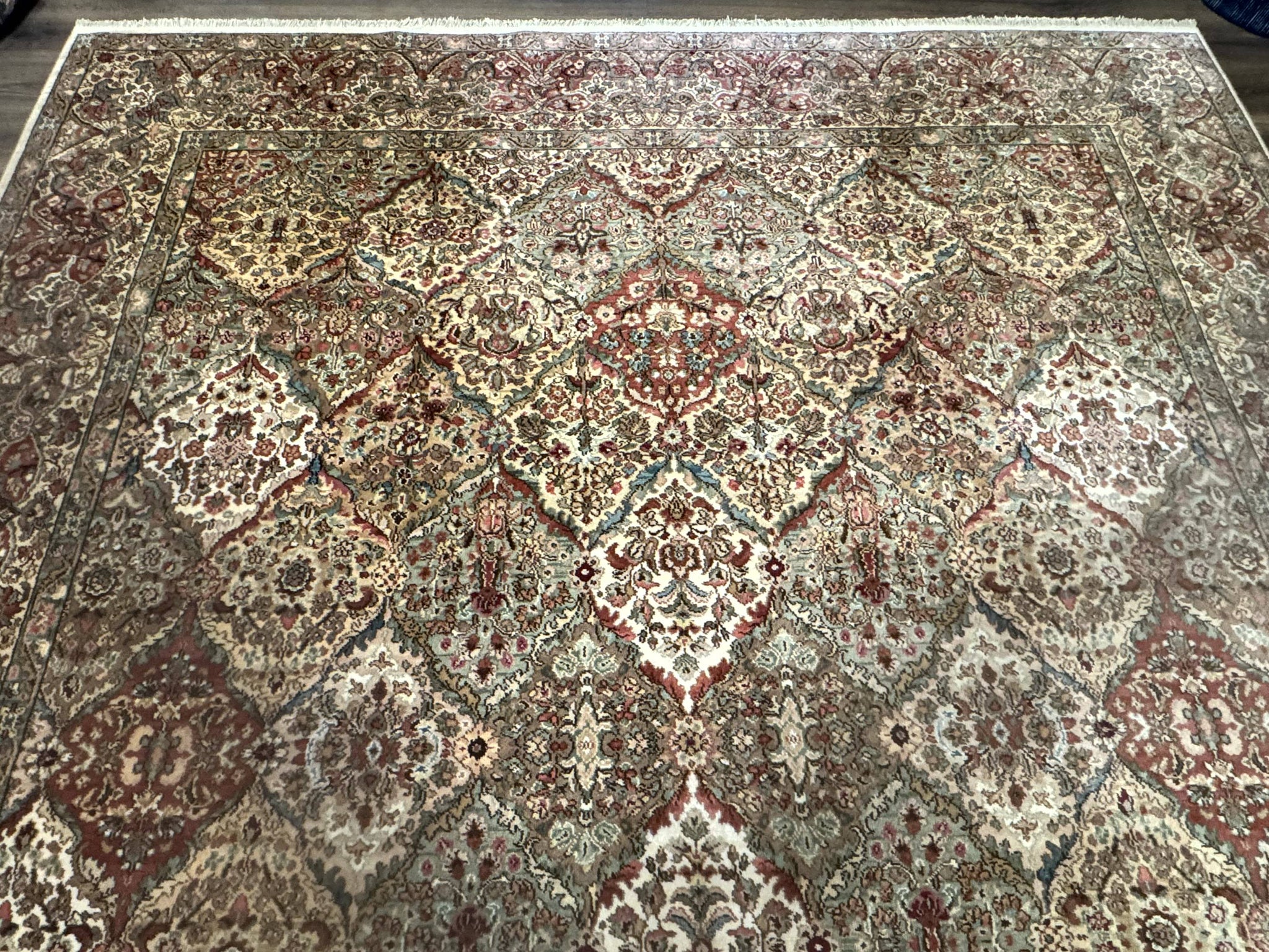 10x14 Karastan Empress Kirman Rug #700/719, Vintage Wool Discontinued Karastan by Jewel Rugs