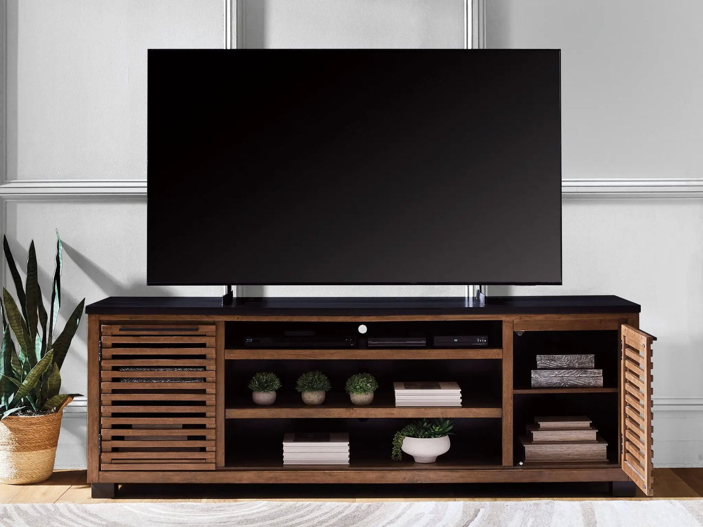 Kallari - TV Stand With Fireplace Option by Unique Piece Furniture