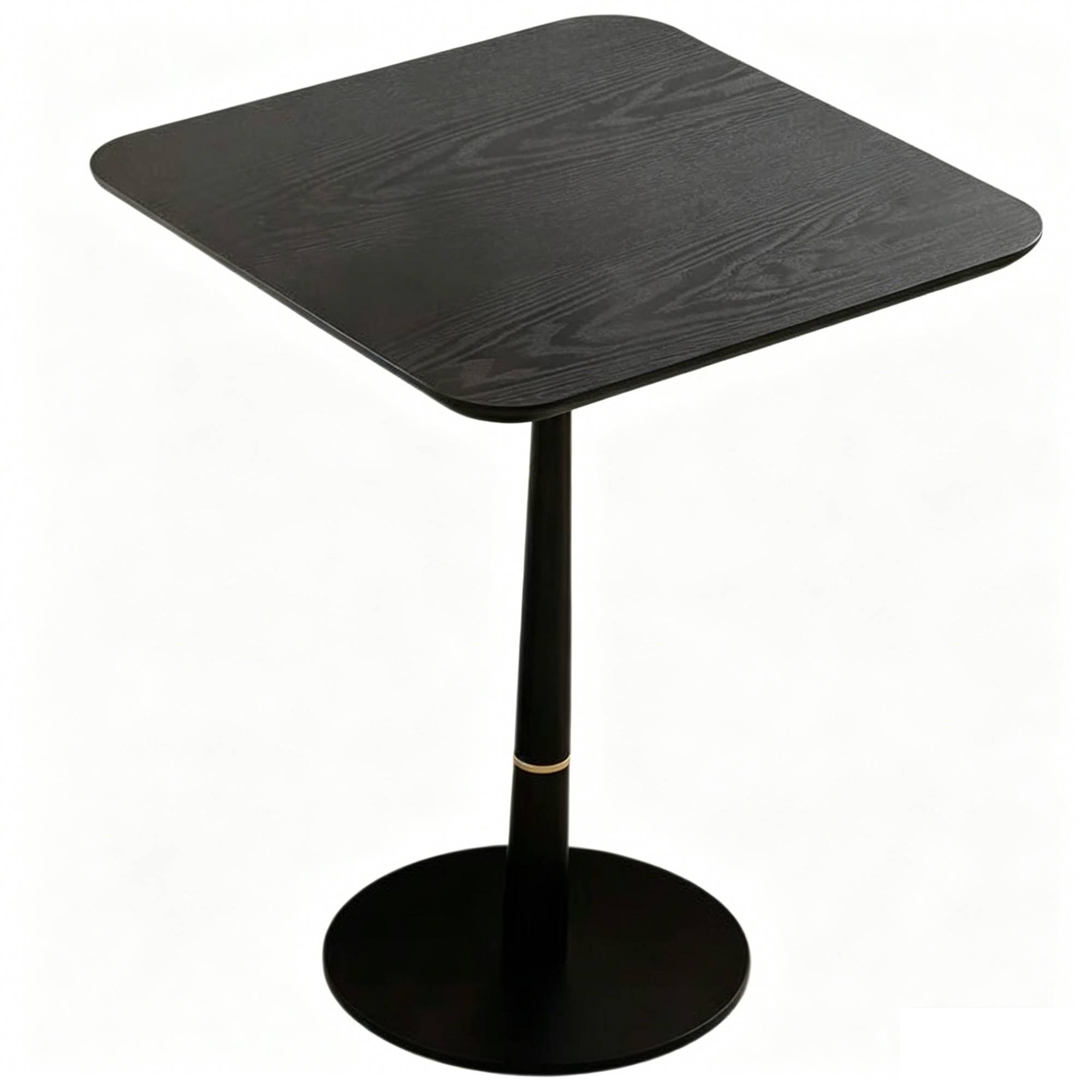 Modern Square Coffee Table And Computer Desk - Black / Gold by HouseOfZazla