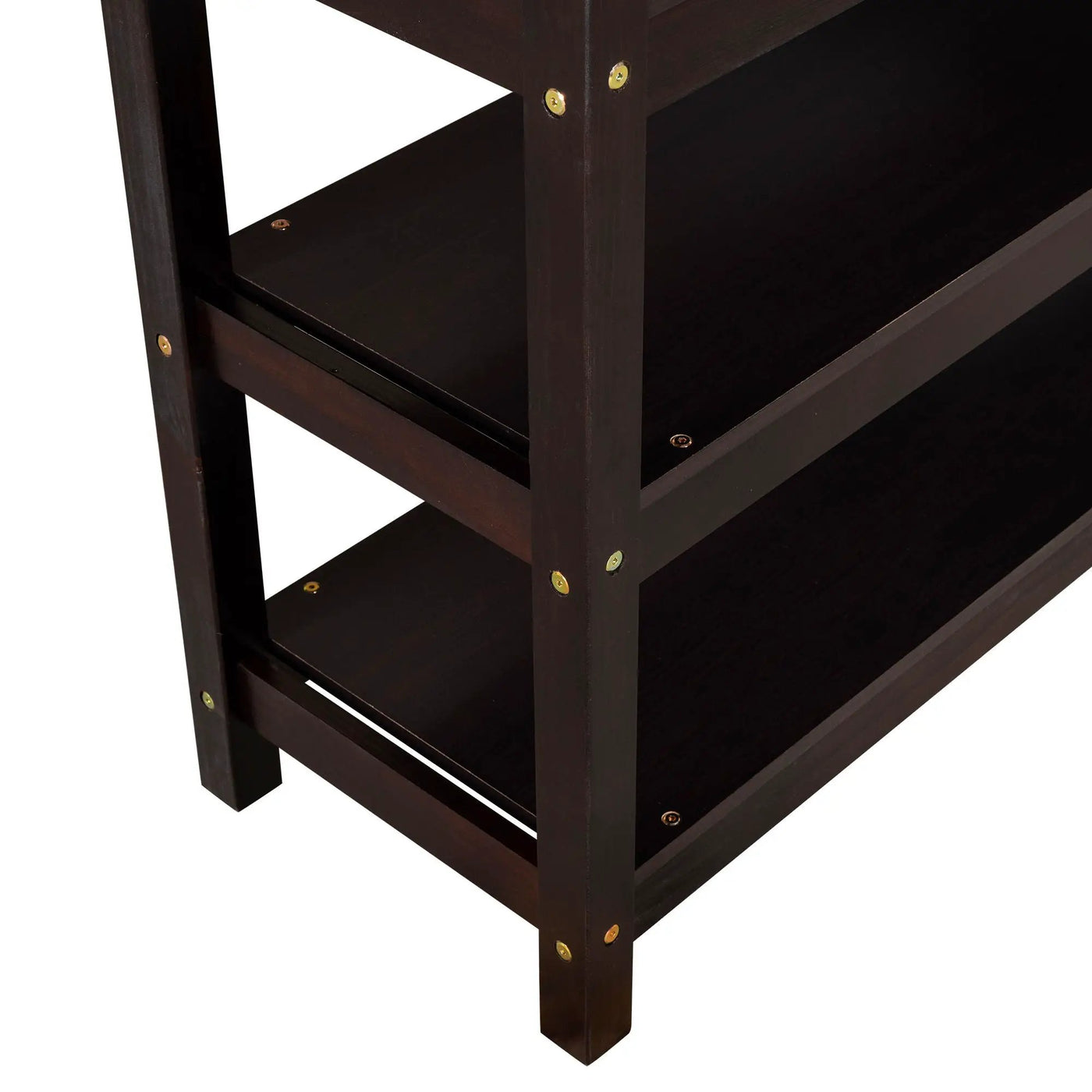 Loft Bed With Storage Shelves And Under Bed Desk by HouseOfZazla