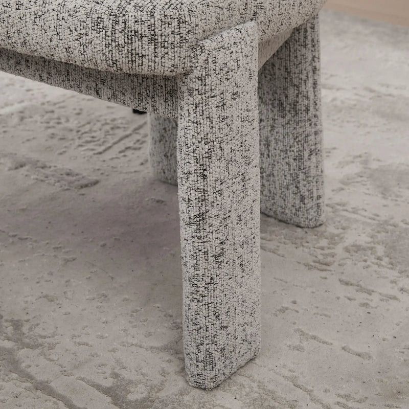 Armless Curved Back Accent Chairs