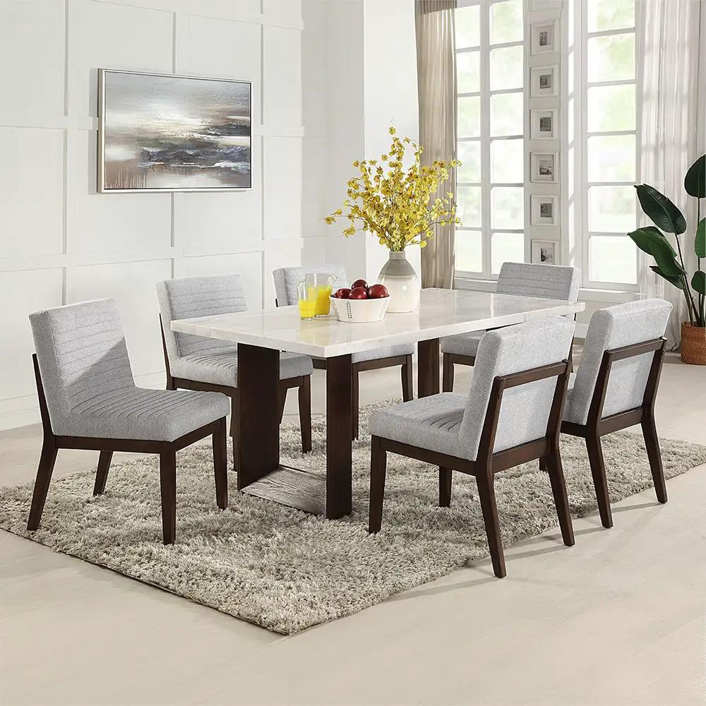 Edwyn - Dining Table With Marble Top by Unique Piece Furniture