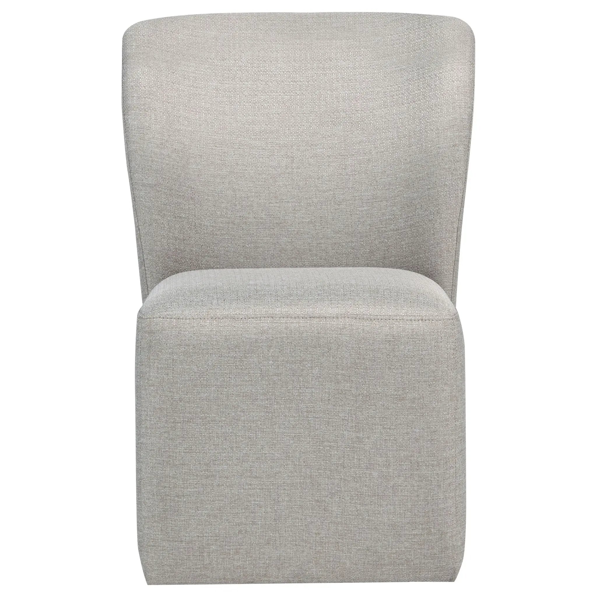 Jaelynn Upholstered Parsons Dining Side Chair Beige (Set of 2) by Unique Piece Furniture