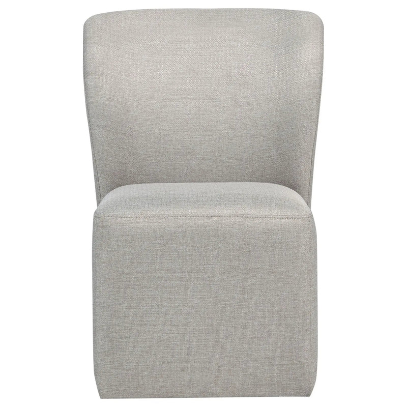 Jaelynn Upholstered Parsons Dining Side Chair Beige (Set of 2) by Unique Piece Furniture