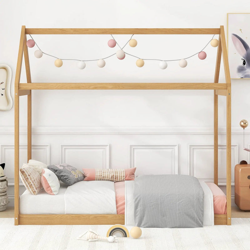 Wooden House Shaped Bed by Unique Piece Furniture