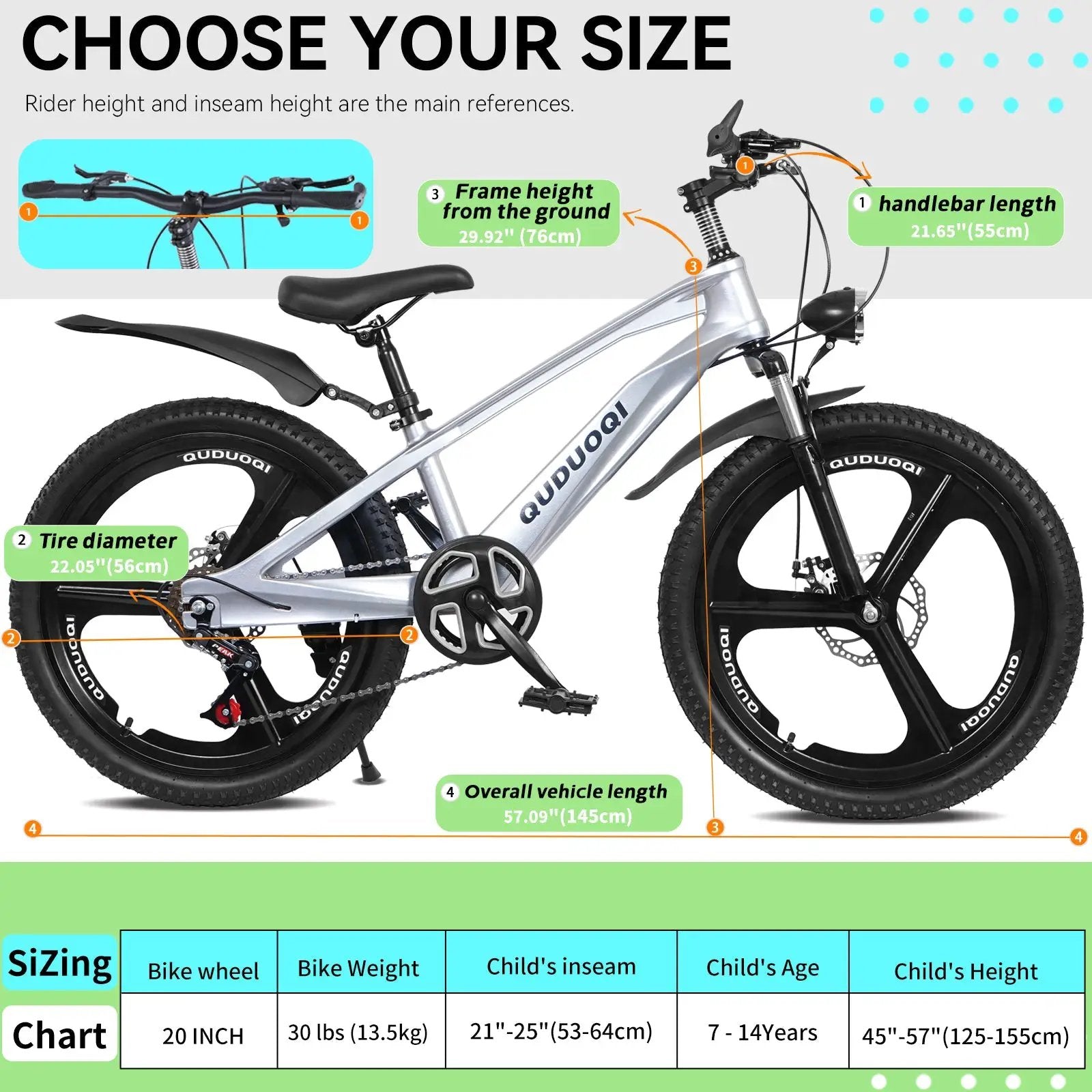 20 Inch Kids Mountain Bike by HouseOfZazla
