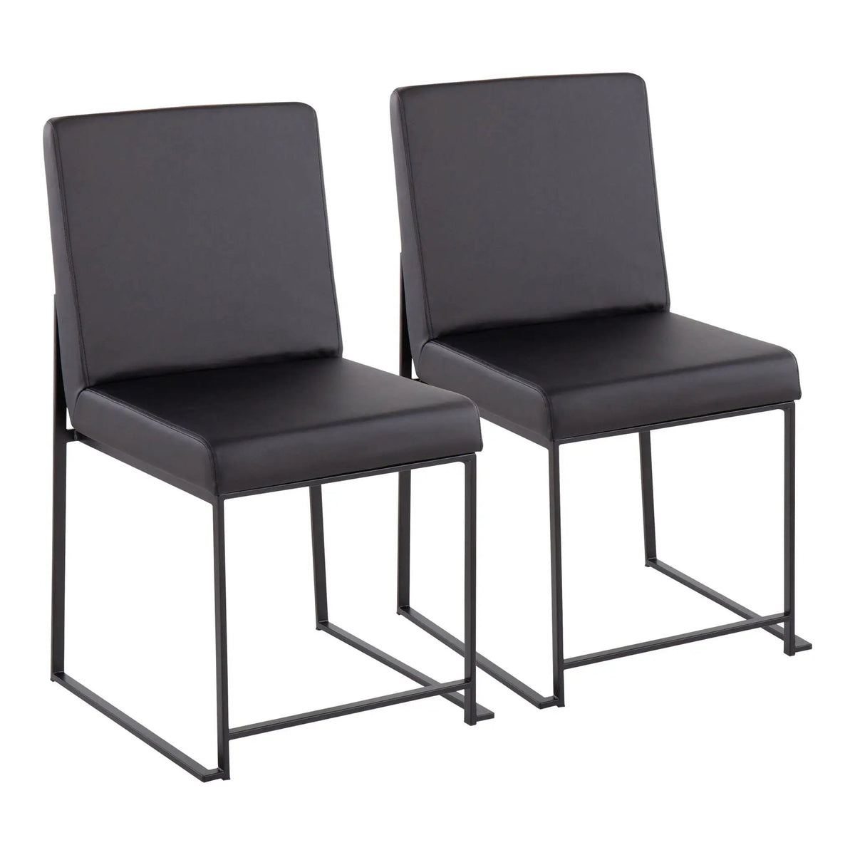 Fuji - Contemporary Modern Elegance With High Back Dining Chair (Set of 2) by HouseOfZazla