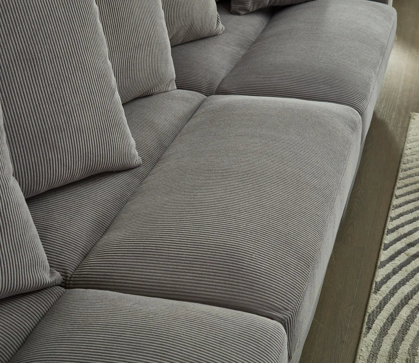 5 Seater Oversized Convertible L & U Shaped Couch by HouseOfZazla