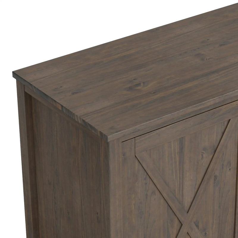 Ela - Wide Storage Cabinet - Smoky Brown by Unique Piece Furniture