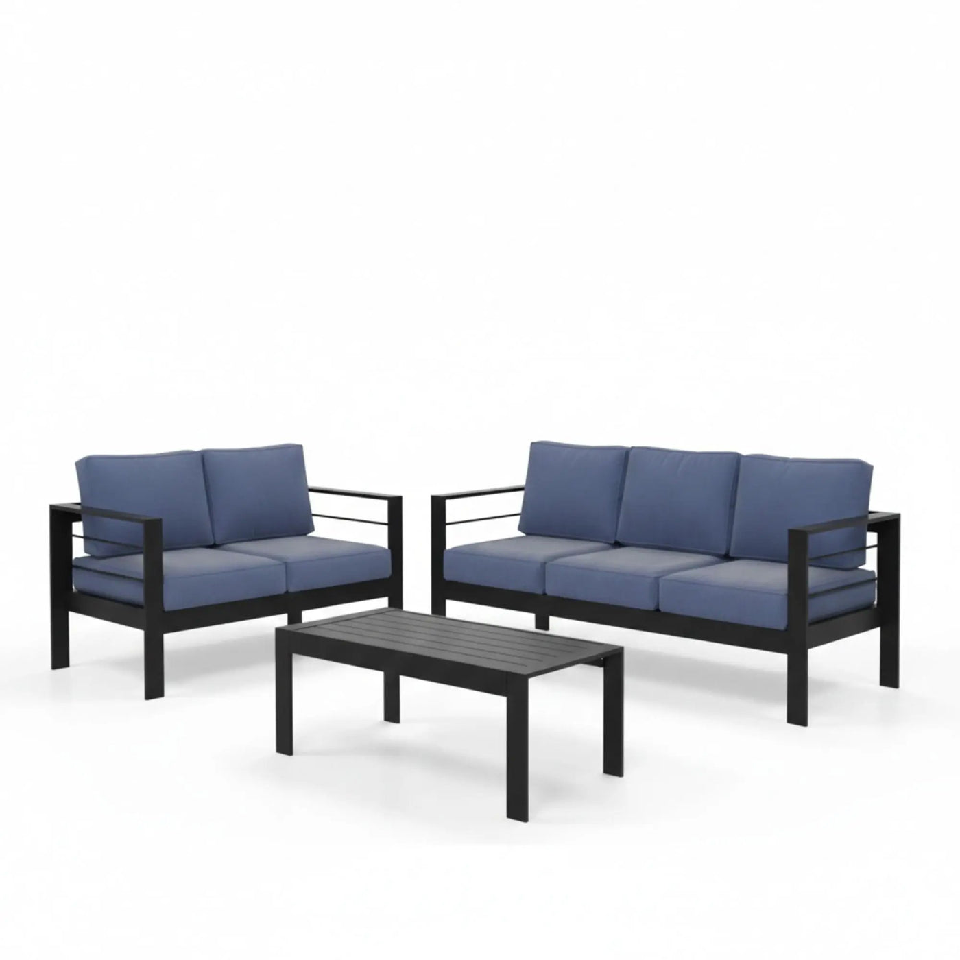Outdoor Patio Set, All-Weather With Thick Cushions by HouseOfZazla