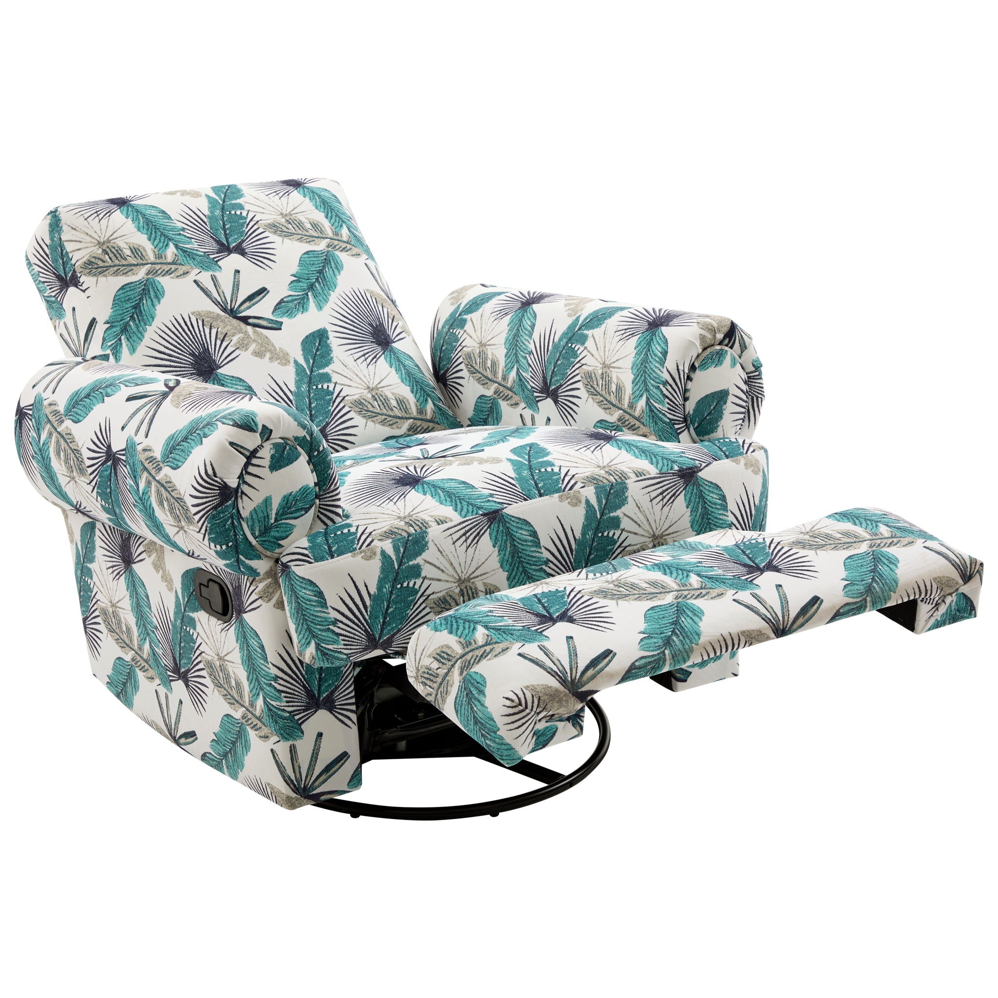 Manual Swivel Recliner Rocker Chair With Adjustable Backrest by HouseOfZazla