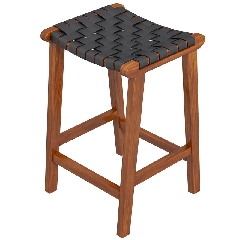 James - Mid-Century Modern Genuine Counter Stool by HouseOfZazla