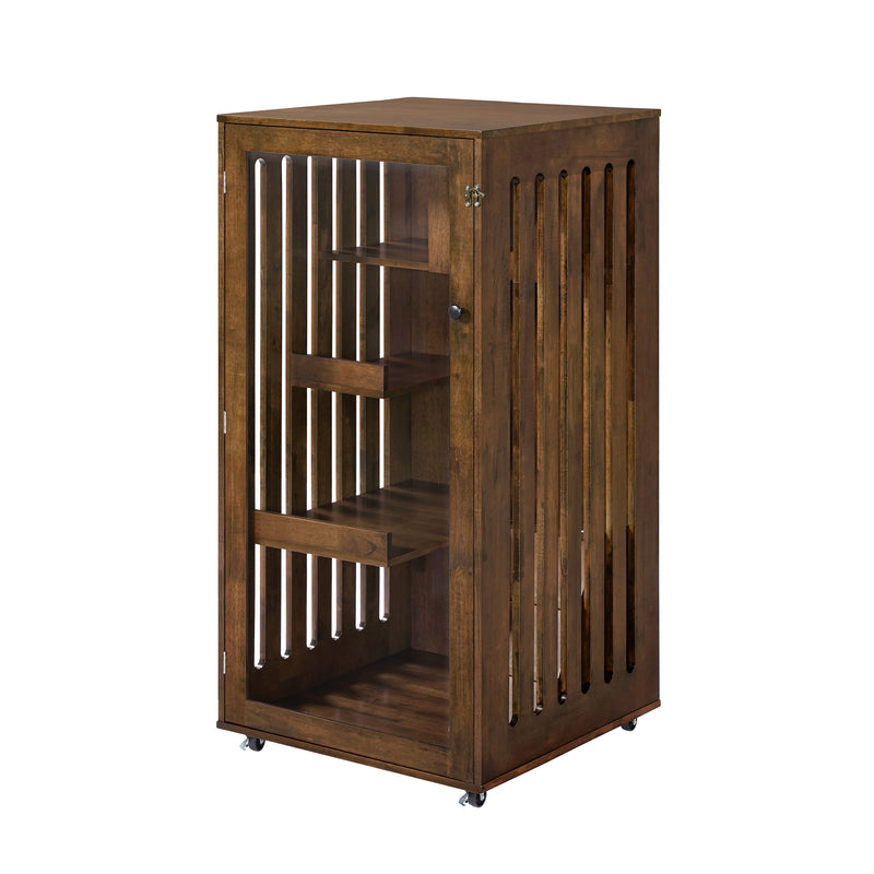 Basia Indoor Rubber Wood Cat Cabinet by HouseOfZazla