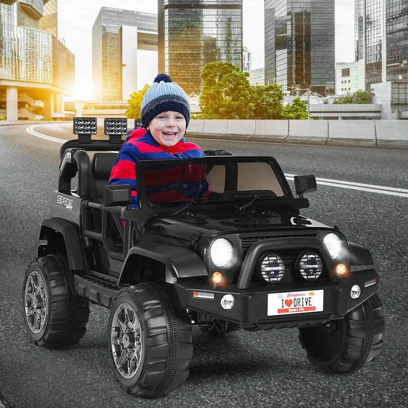 12V 2-Seater Ride on Car Truck with Remote Control and Storage Room by DirectDeals
