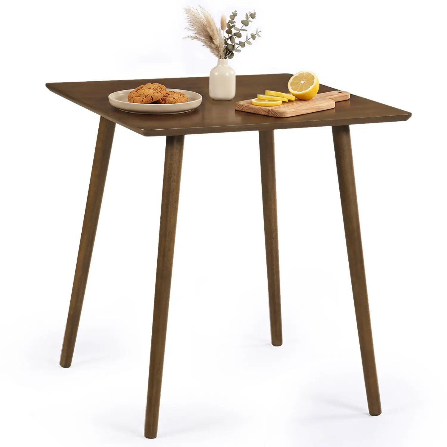 27.5" Square Dining Table for 2-4 People - Walnut by DirectDeals