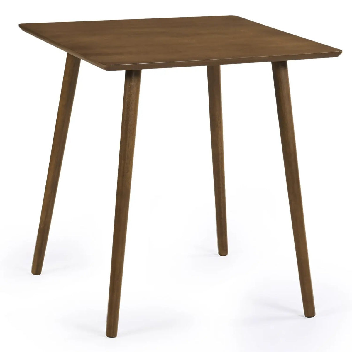 27.5" Square Dining Table for 2-4 People - Walnut by DirectDeals