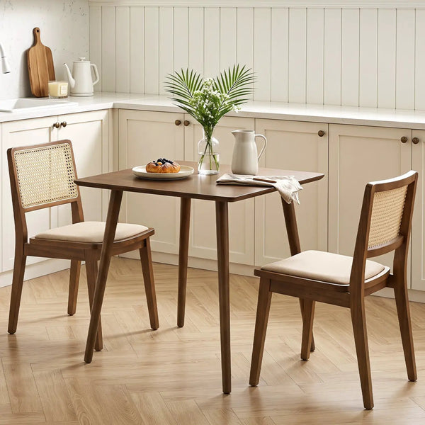 27.5" Square Dining Table for 2-4 People - Walnut, photo 2 of 8