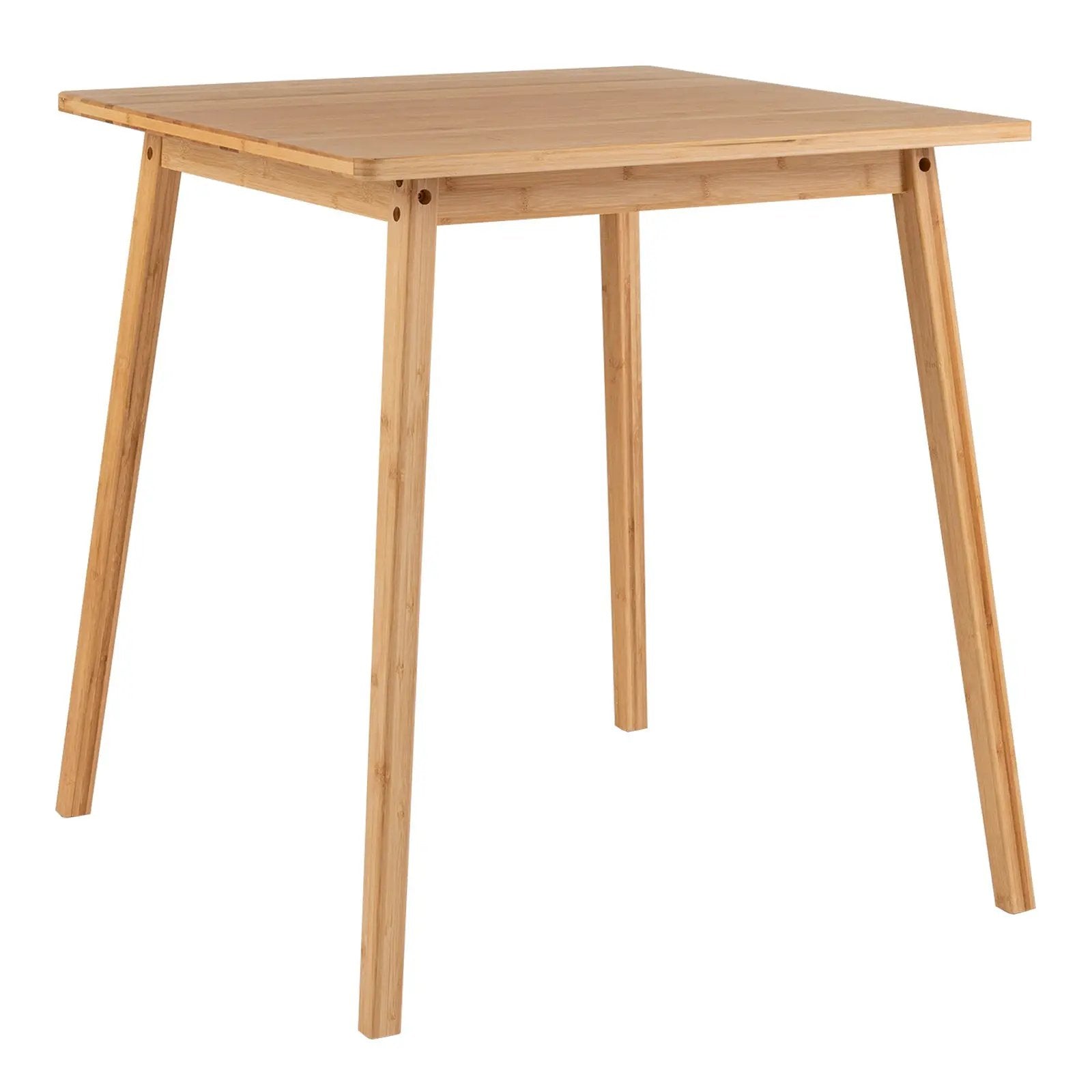 27.5 Inch Square Bamboo Dining Table for 2-4 People-Natural by DirectDeals