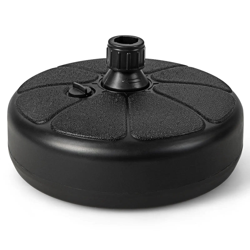 27 lbs Fillable Round Umbrella Base Stand for Yard Garden Poolside by DirectDeals