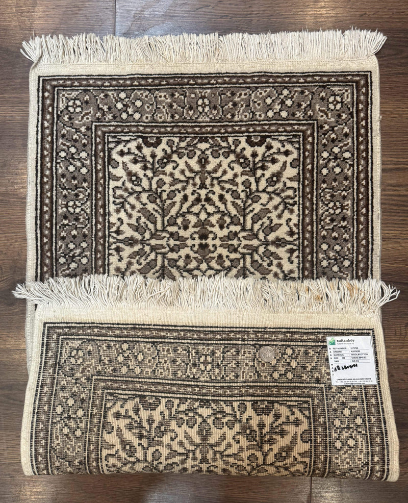 Small Turkish Kayseri Rug 2x3, Allover Pattern by Jewel Rugs