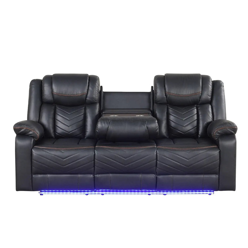 Challenger - LED Power Recliner Sofa