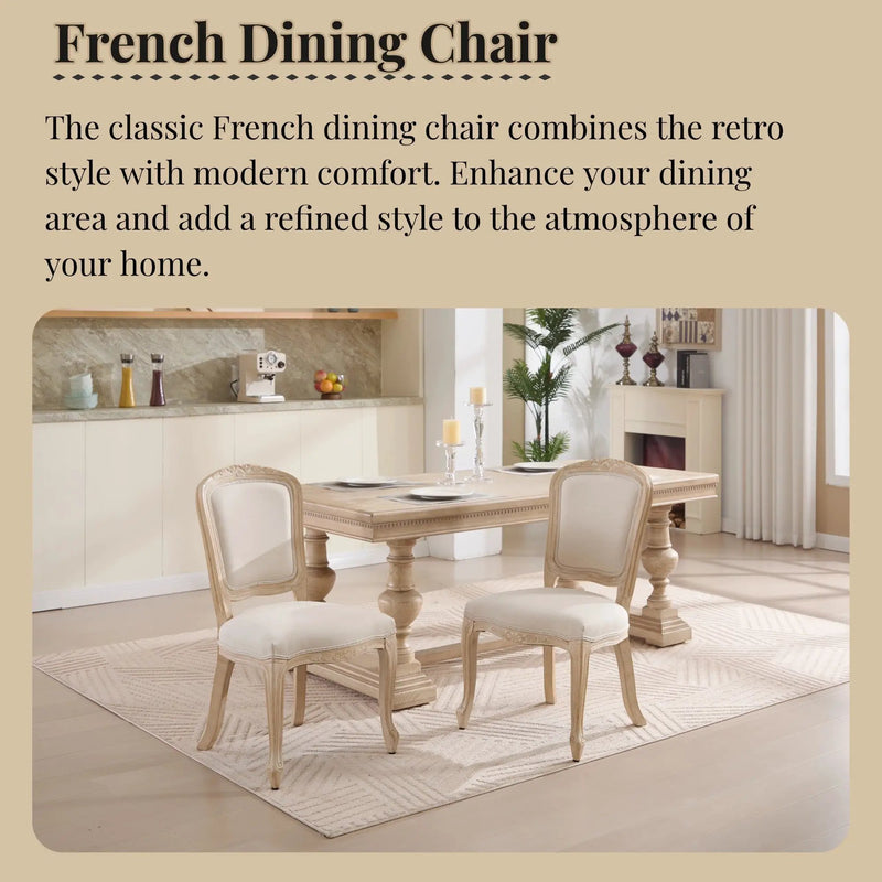 French Country Dining Chairs Set of 2 by HouseOfZazla