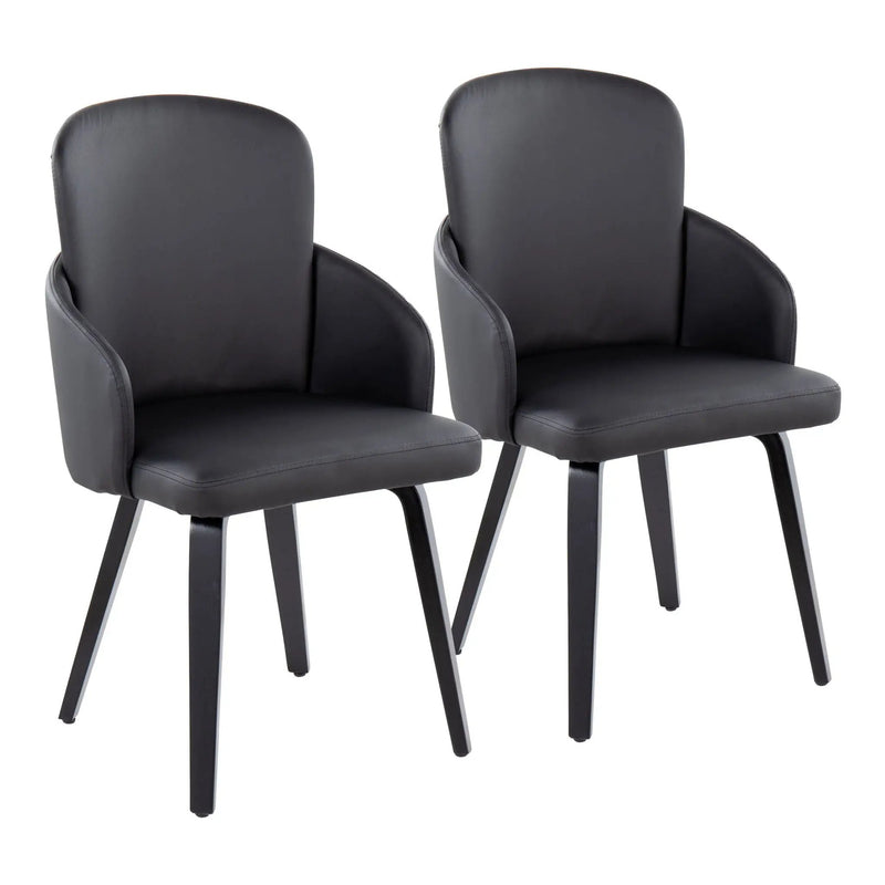 Dahlia - Contemporary Elegant Dining Chair (Set of 2) by Unique Piece Furniture