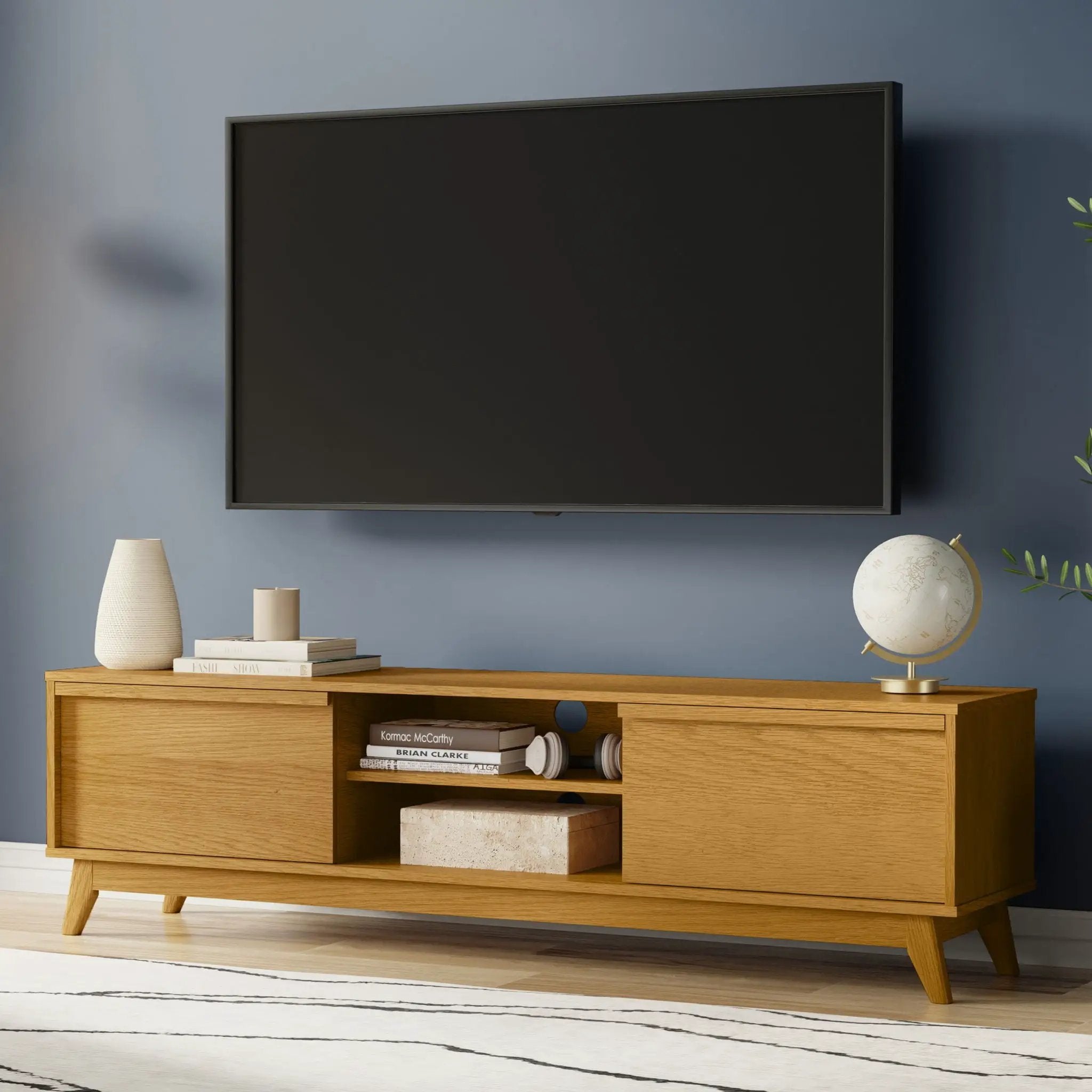 Lennon - Handcrafted Low TV Stand by HouseOfZazla