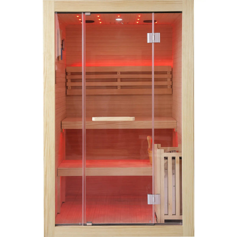 Double-Person 3000W Heating Furnace Sauna Room by HouseOfZazla