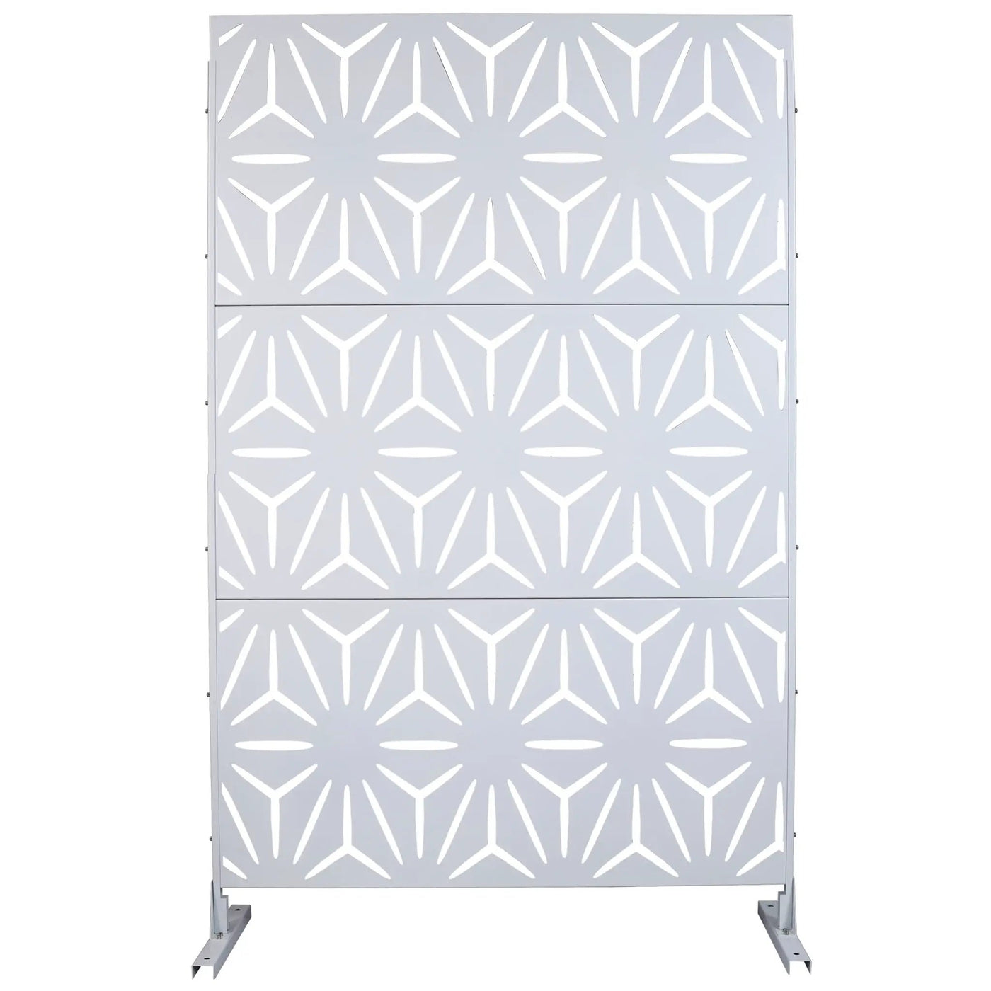 Outdoor & Indoor Metal Privacy Screen, Freestanding Decorative Panels by HouseOfZazla