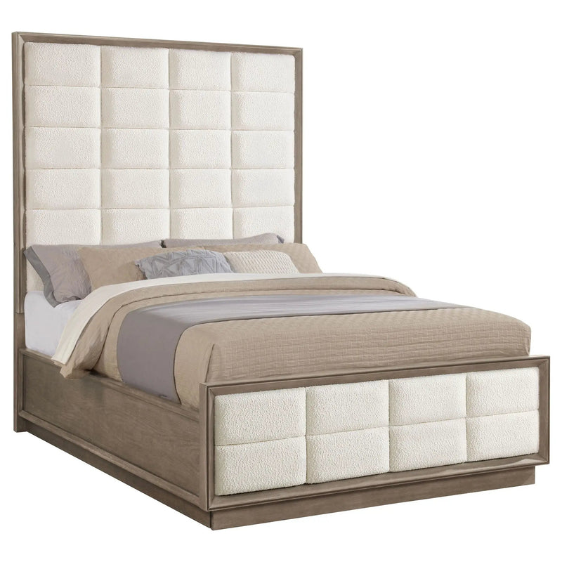 Durango 80-inch Queen Panel Bed Taupe Oak by Unique Piece Furniture