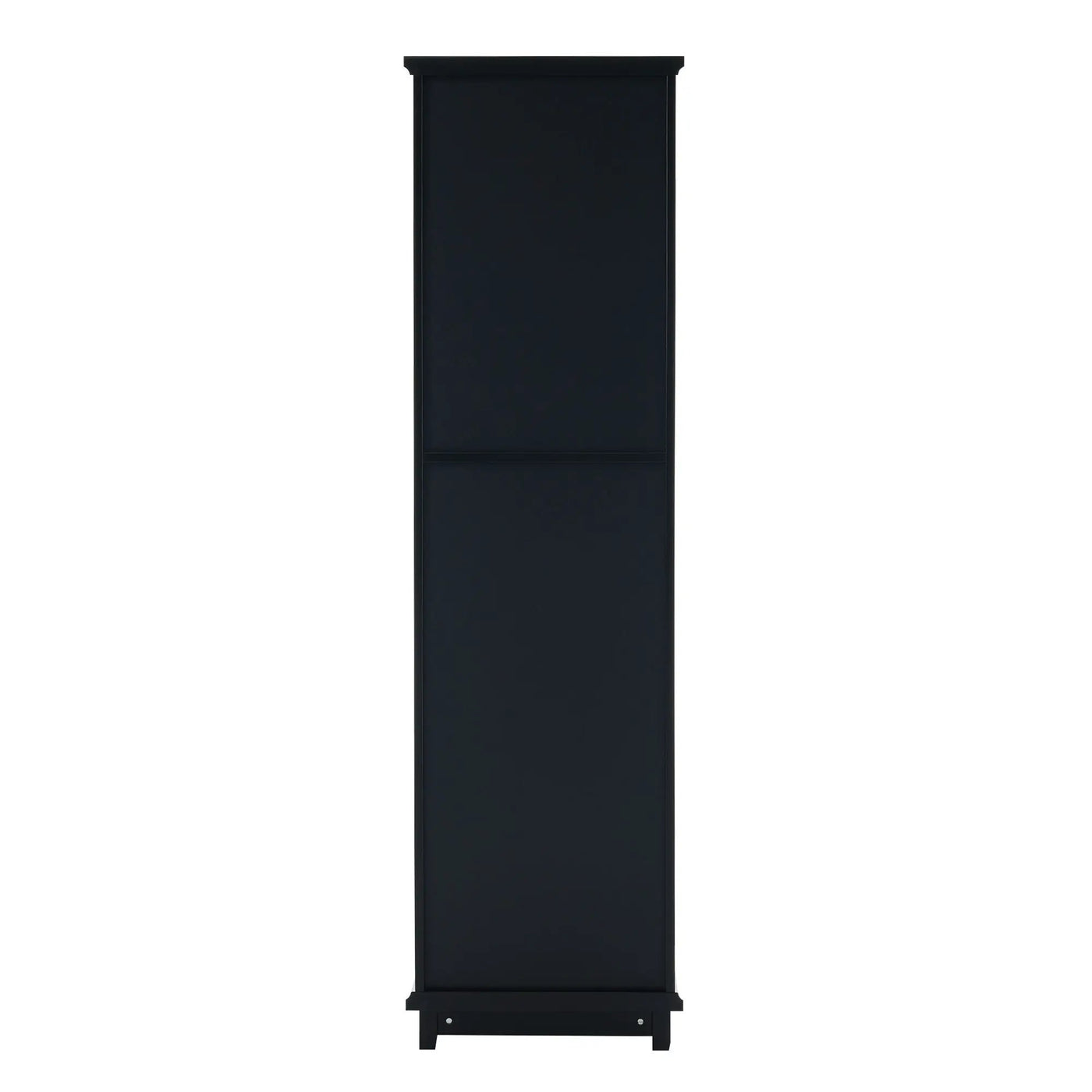 Tall Bathroom Storage Cabinet With Glass Doors, Free-Standing, Two Drawers, And Adjustable Shelves, Board, Painted Perfect For Displaying Your Favorite Items by HouseOfZazla