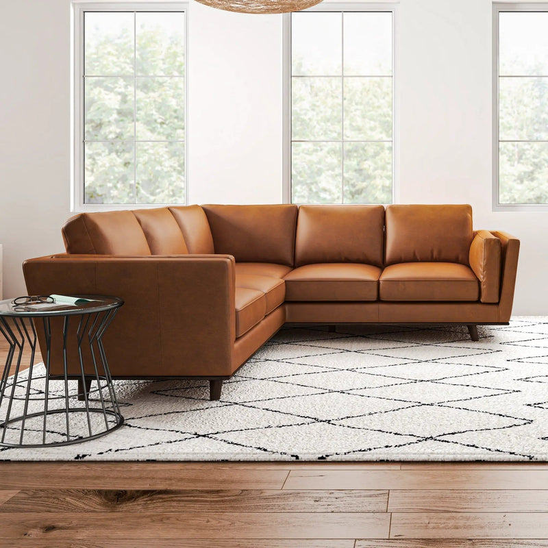 Erman - Corner Sofa - Tan by HouseOfZazla