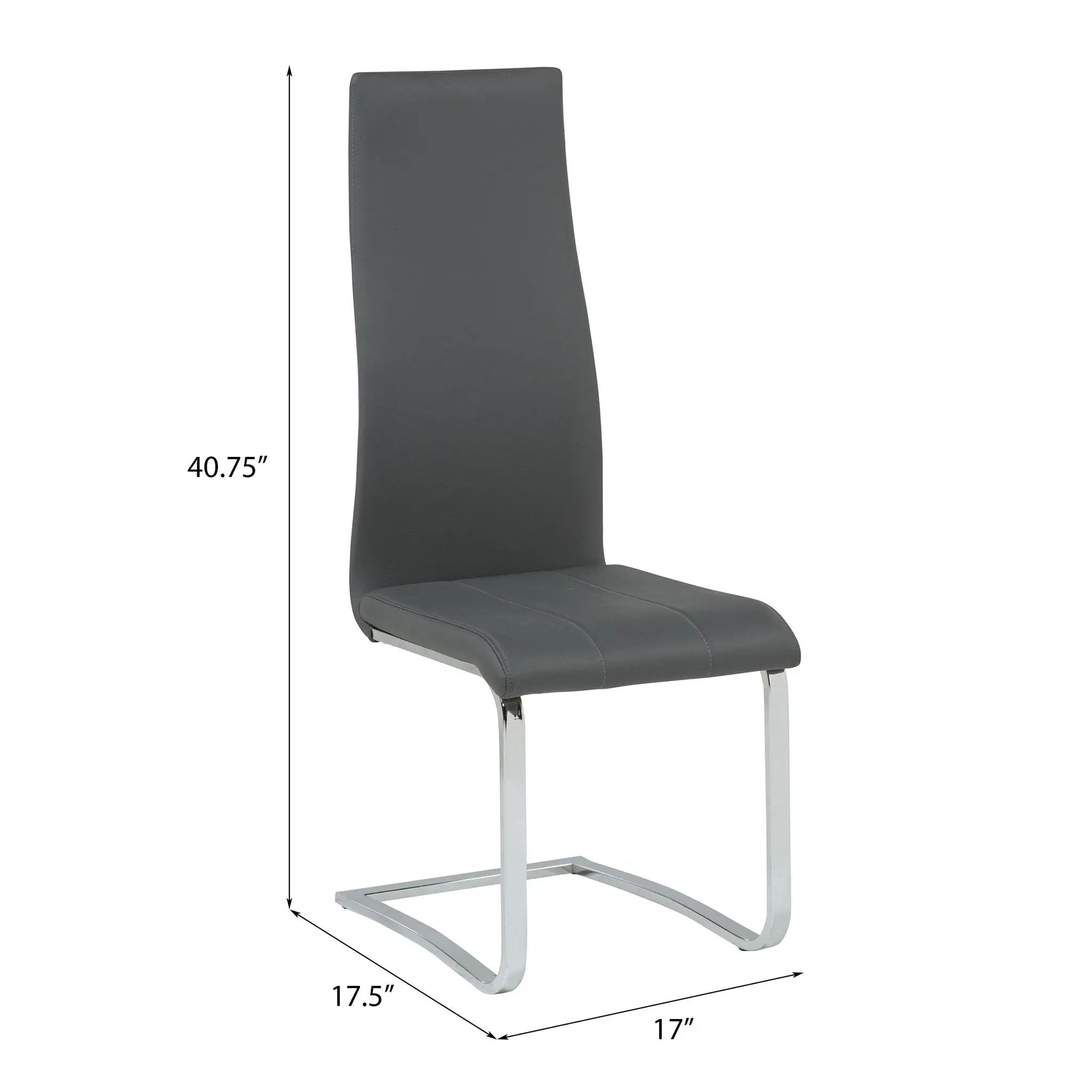 High Back Side Chairs Dining Chairs With Padded Upholstery (Set of 4) by HouseOfZazla