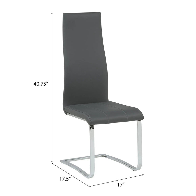 High Back Side Chairs Dining Chairs With Padded Upholstery (Set of 4) by HouseOfZazla