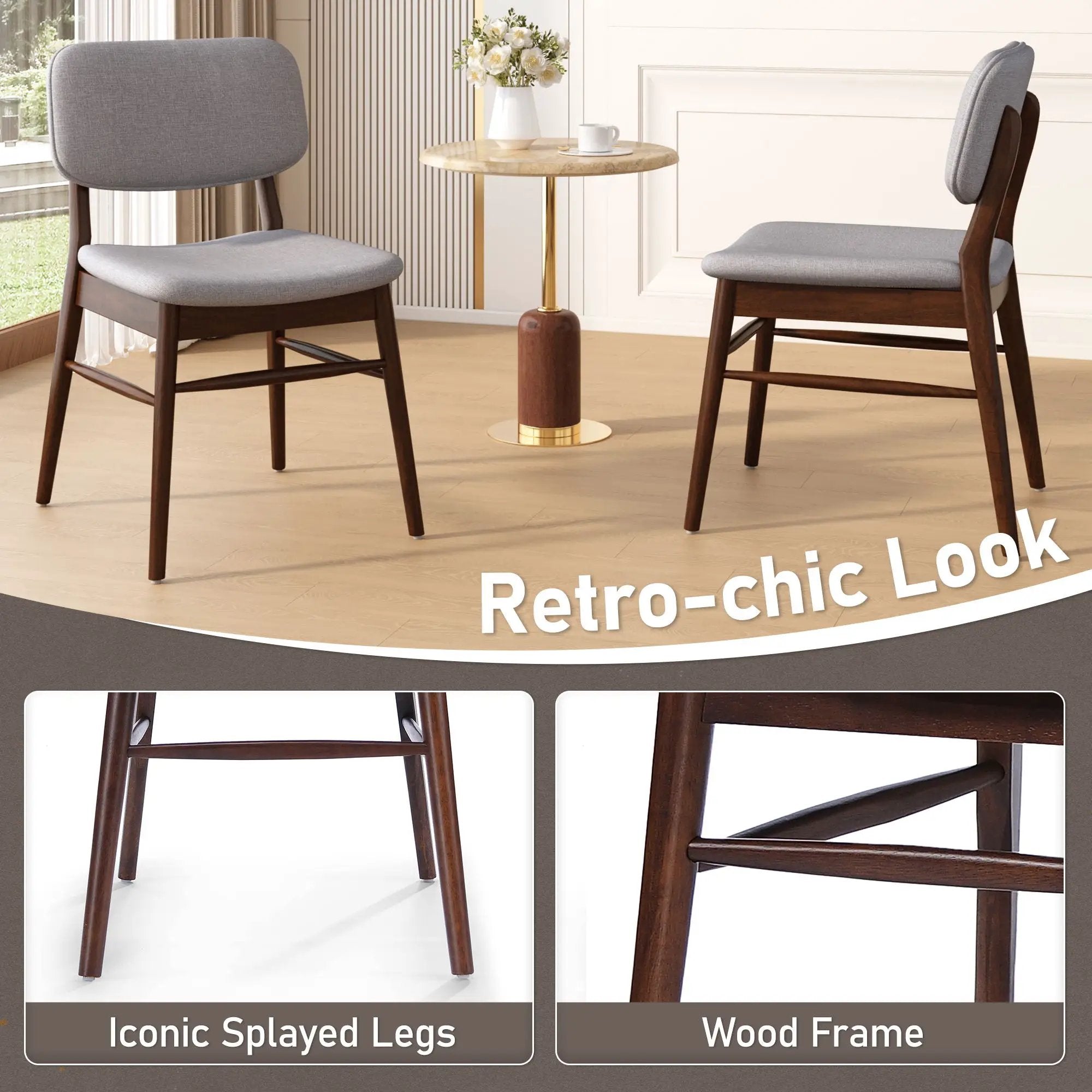 Upholstered Comfort Dining Chair (Set of 2) by HouseOfZazla