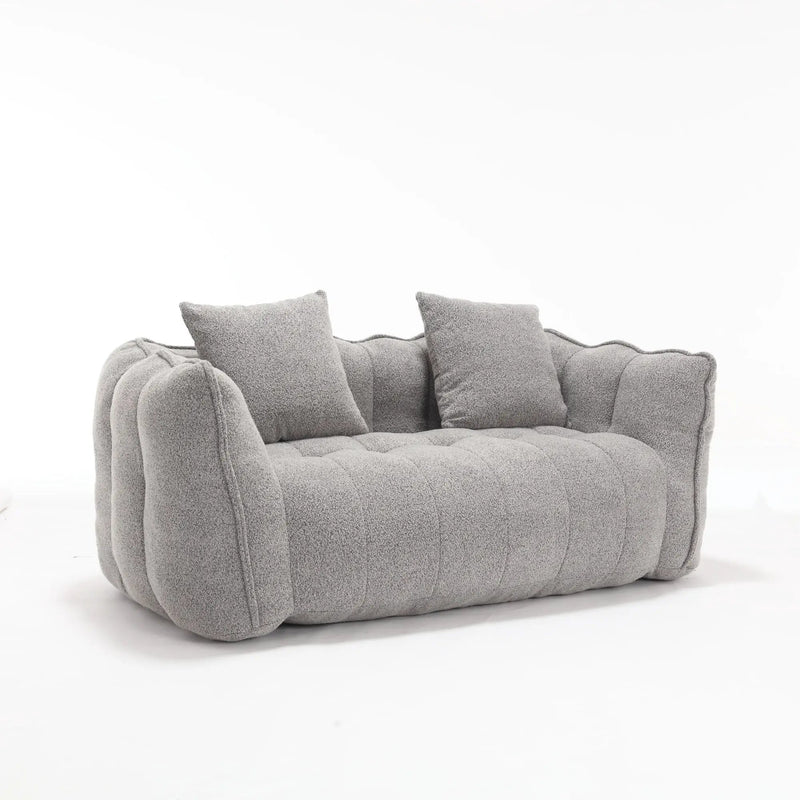 Cozy Beanbag Chair With High Resilience Foam Core For 2 by HouseOfZazla