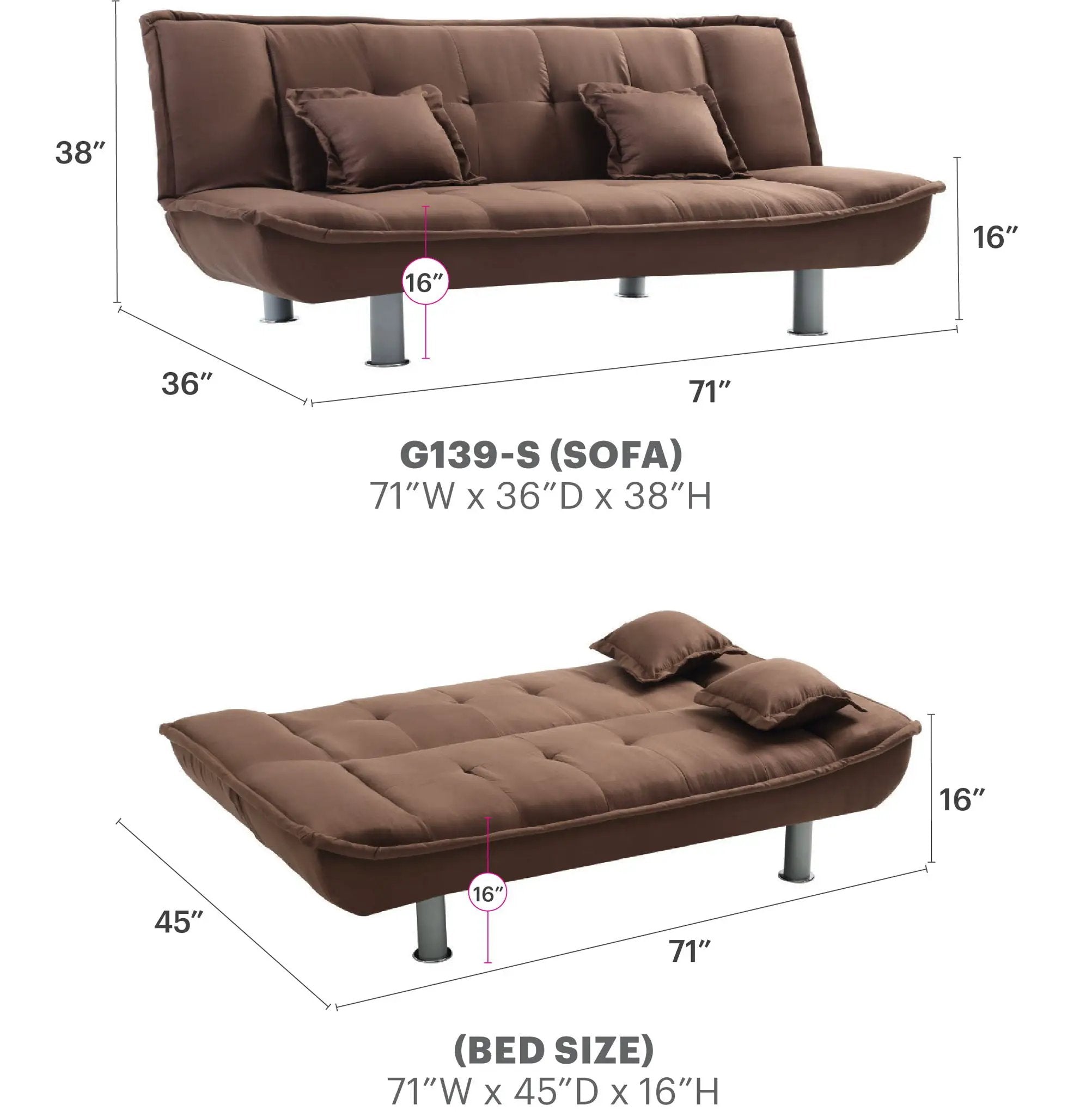 Lionel - Sofa Bed by HouseOfZazla