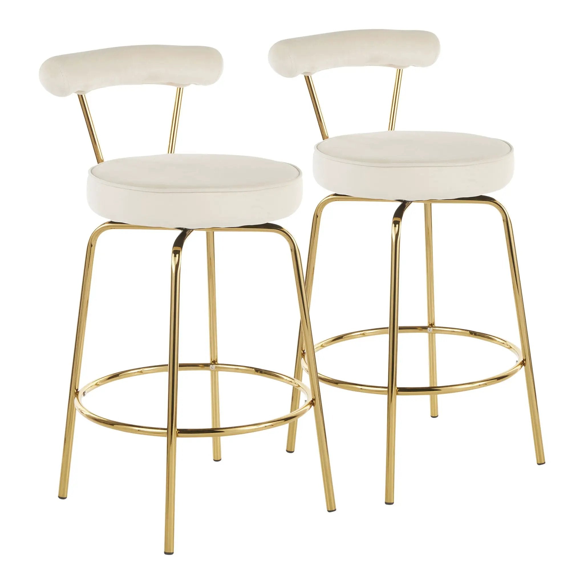 Rhonda - Glam Counter Stool (Set of 2) by Unique Piece Furniture