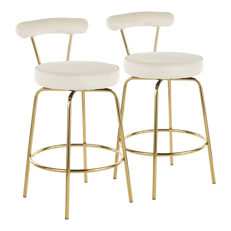Rhonda - Glam Counter Stool (Set of 2) by HouseOfZazla