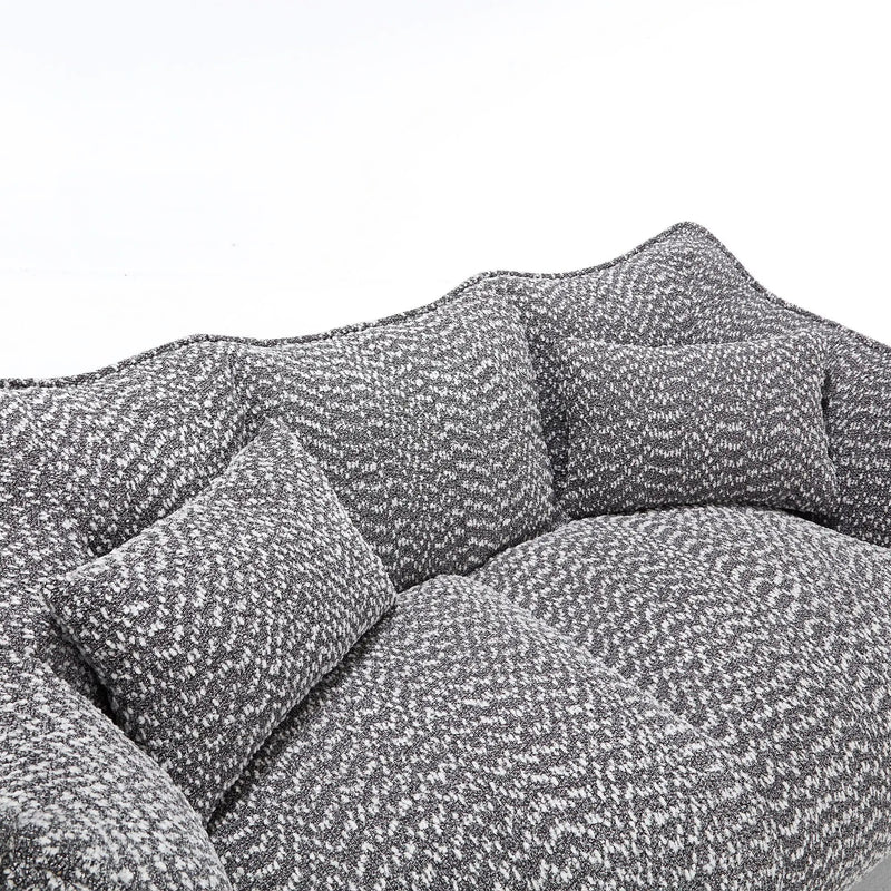 Comfortable Dual Beanbag Chair With High Resilience Foam Core For 2 People by HouseOfZazla