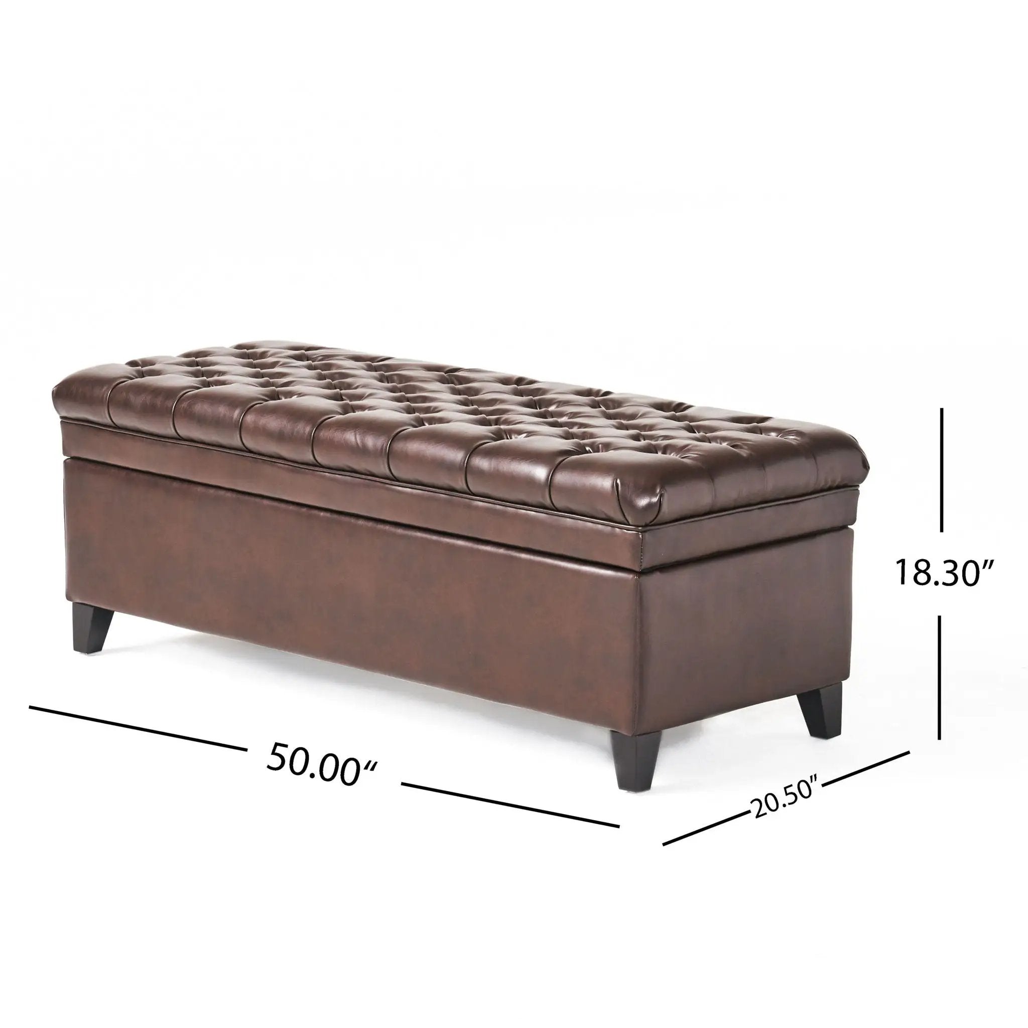 Juliana Storage Ottoman With Birch Legs by HouseOfZazla
