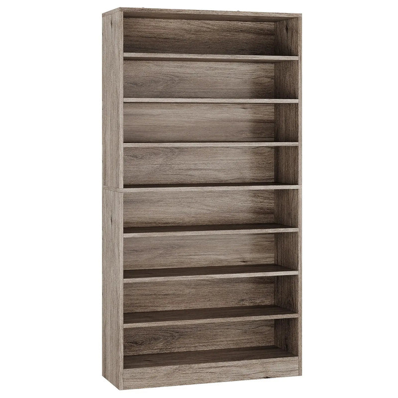 9 Tier Freestanding Shoe Cabinet with Open Design by HouseOfZazla