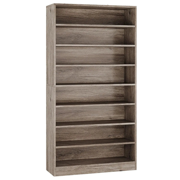 9 Tier Freestanding Shoe Cabinet, With Open Design