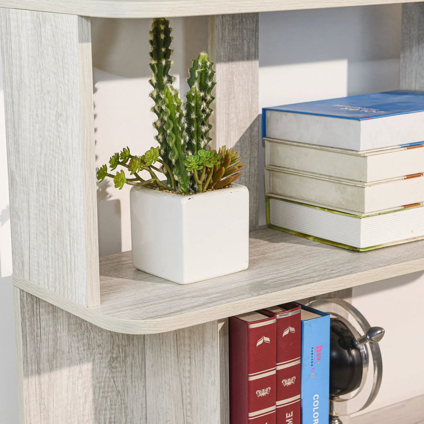 Modern 5 Tier Open Storage Bookcase by HouseOfZazla