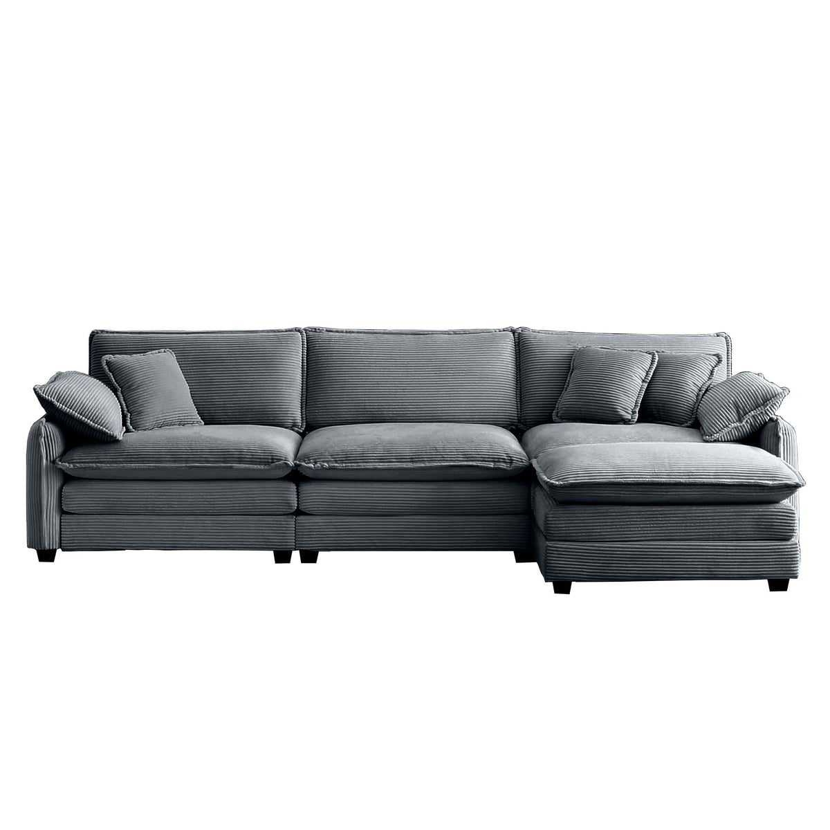 Oversize 3-Seater Sofa with Ottoman, photo 4 of 10