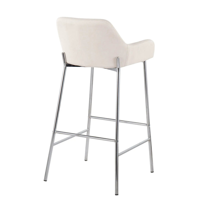 Daniella - Contemporary Fixed Height Bar Stool (Set of 2) by HouseOfZazla